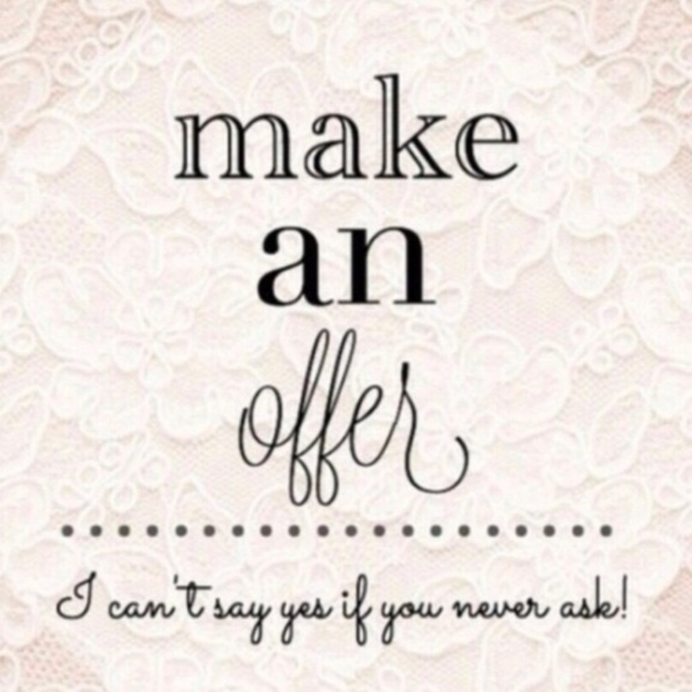 Fair Offers Welcome.